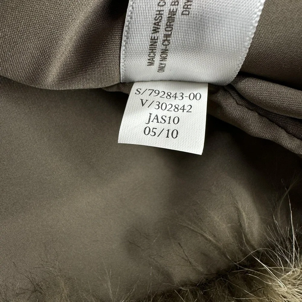Old Navy Vest Womens XL/XXL Brown Faux Fur Open Front Collarless Sleeveless‎